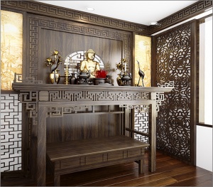 PHÒNG THỜ MẪU 5